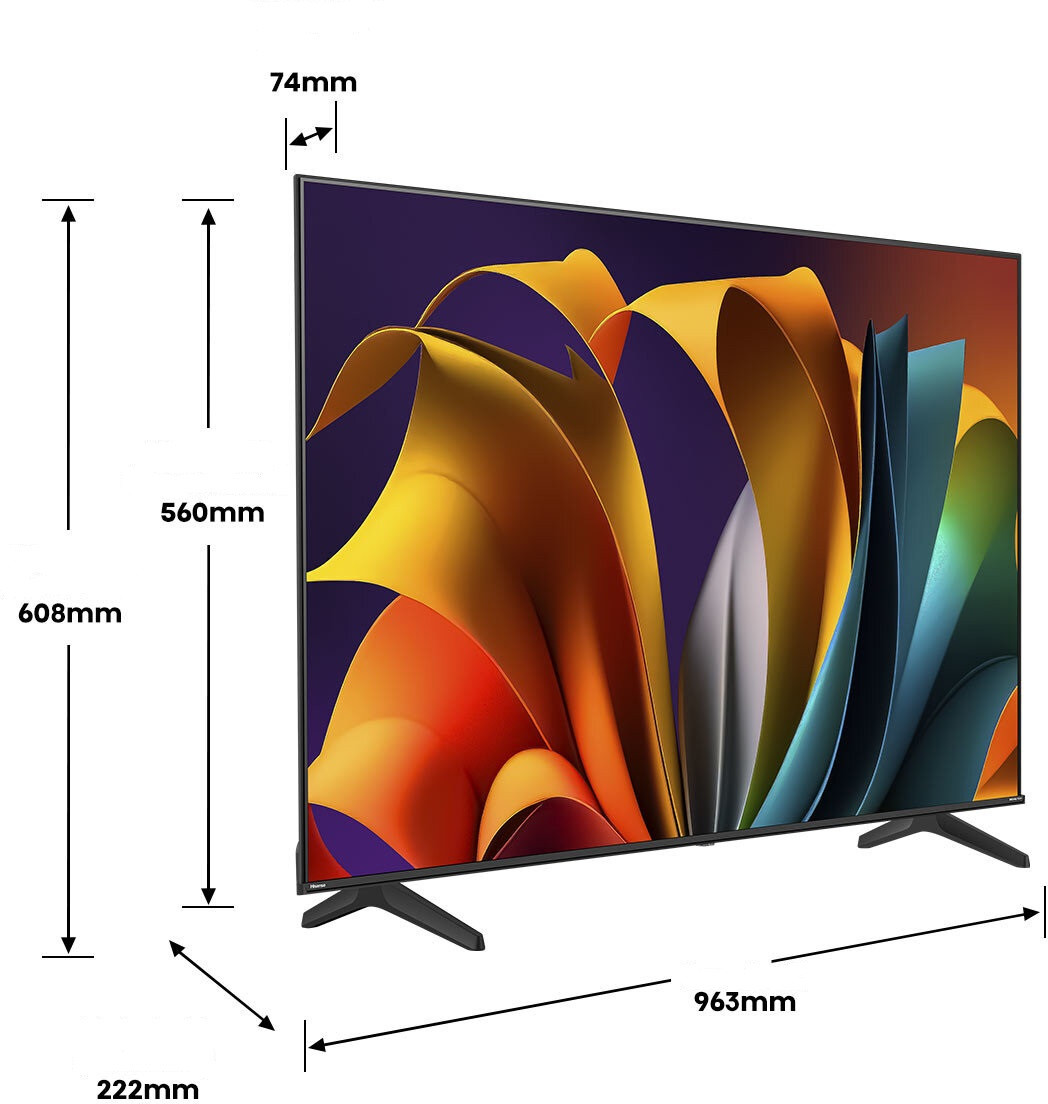 Телевізор Hisense 43A6N LED 4K VIDAA Dolby Vision 60 Гц - Зображення 7