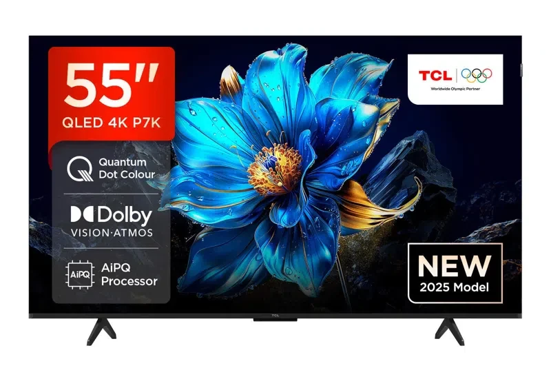 Телевізор TCL QLED 55P7K 4K Google TV Dolby Atmos 60 Гц