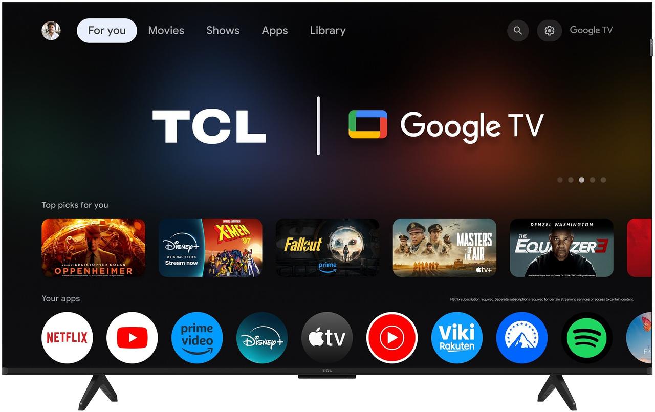 Телевізор TCL QLED 55P7K 4K Google TV Dolby Atmos 60 Гц - Зображення 7