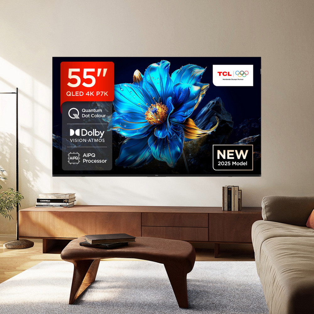 Телевізор TCL QLED 55P7K 4K Google TV Dolby Atmos 60 Гц - Зображення 10