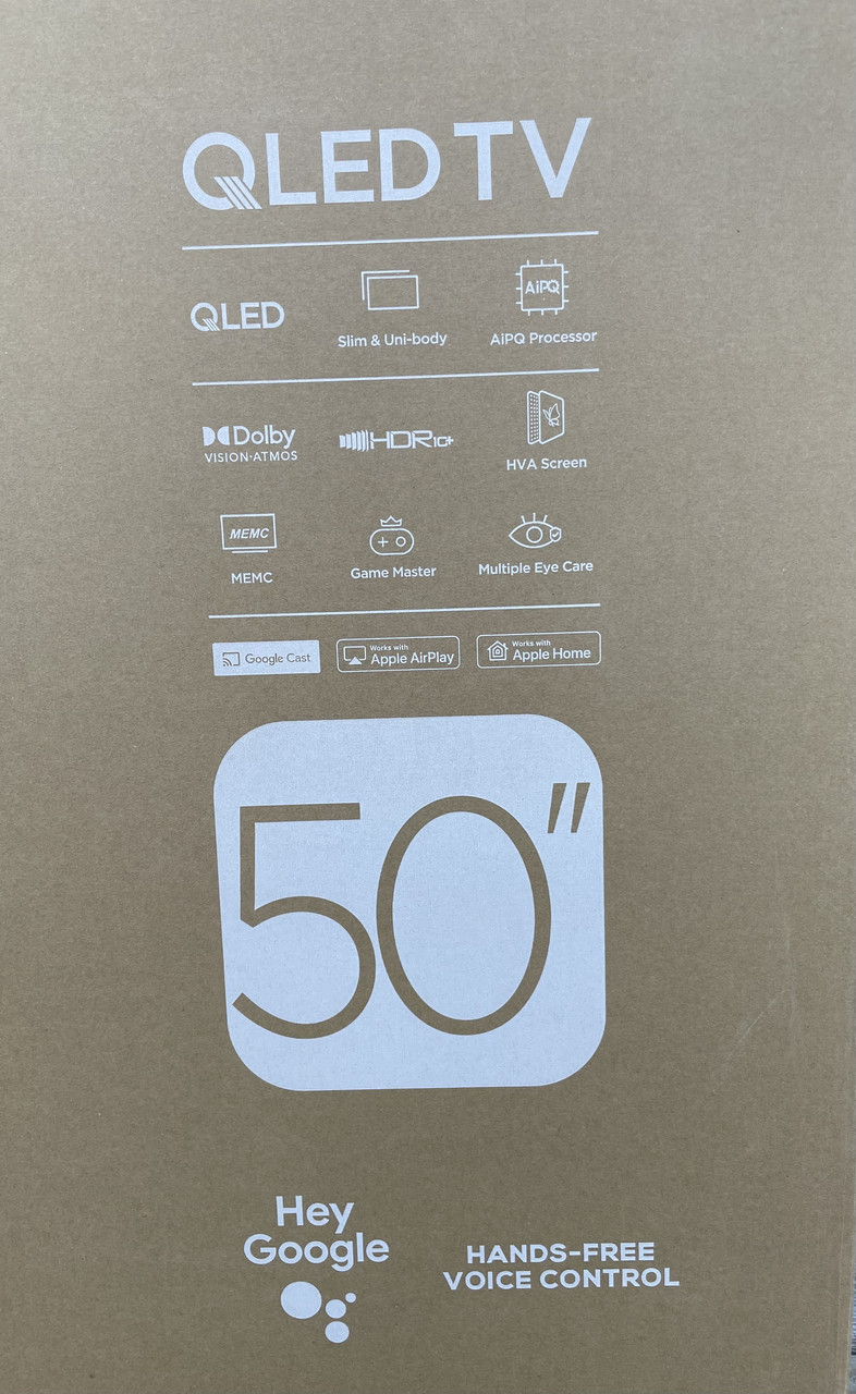 Телевізор TCL QLED 50P7K 4K Google TV Dolby Atmos 60 Гц - Зображення 8