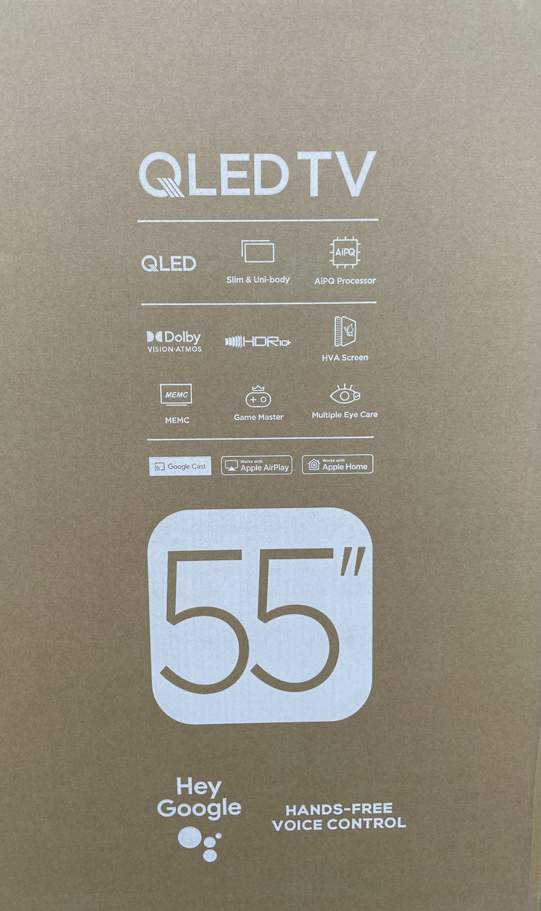 Телевізор TCL QLED 55P7K 4K Google TV Dolby Atmos 60 Гц - Зображення 8