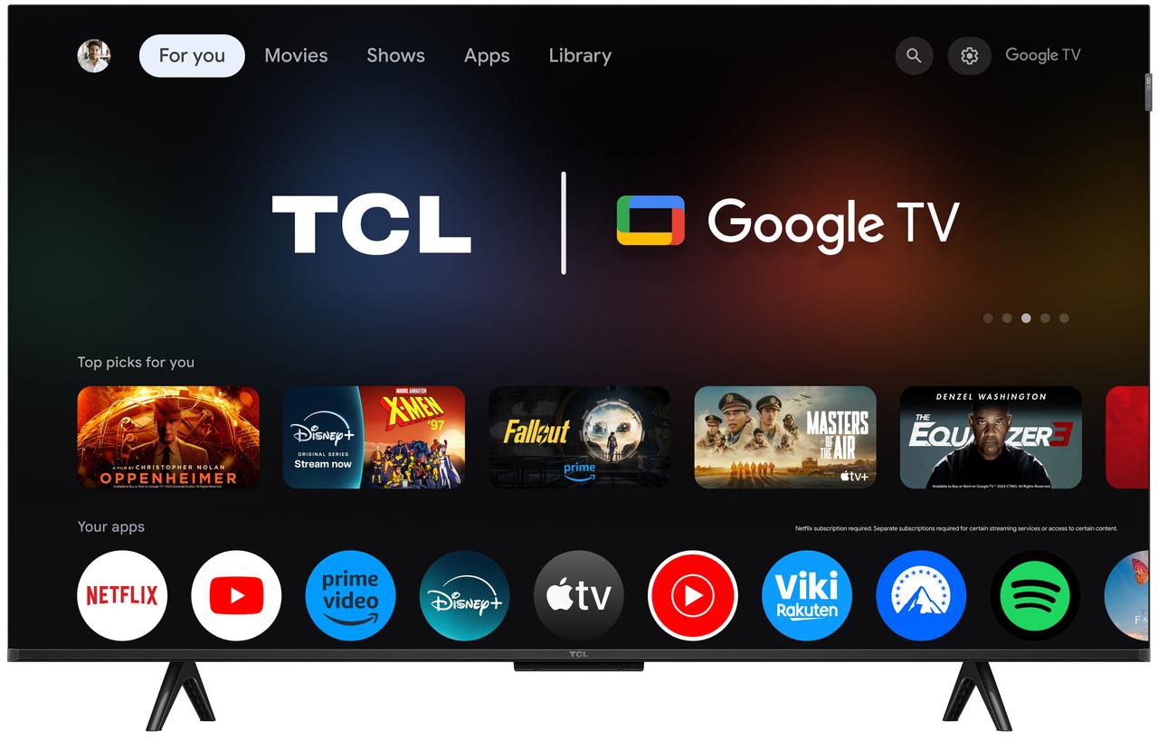Телевізор TCL QLED 43P7K 4K Google TV Dolby Atmos 60 Гц - Зображення 7