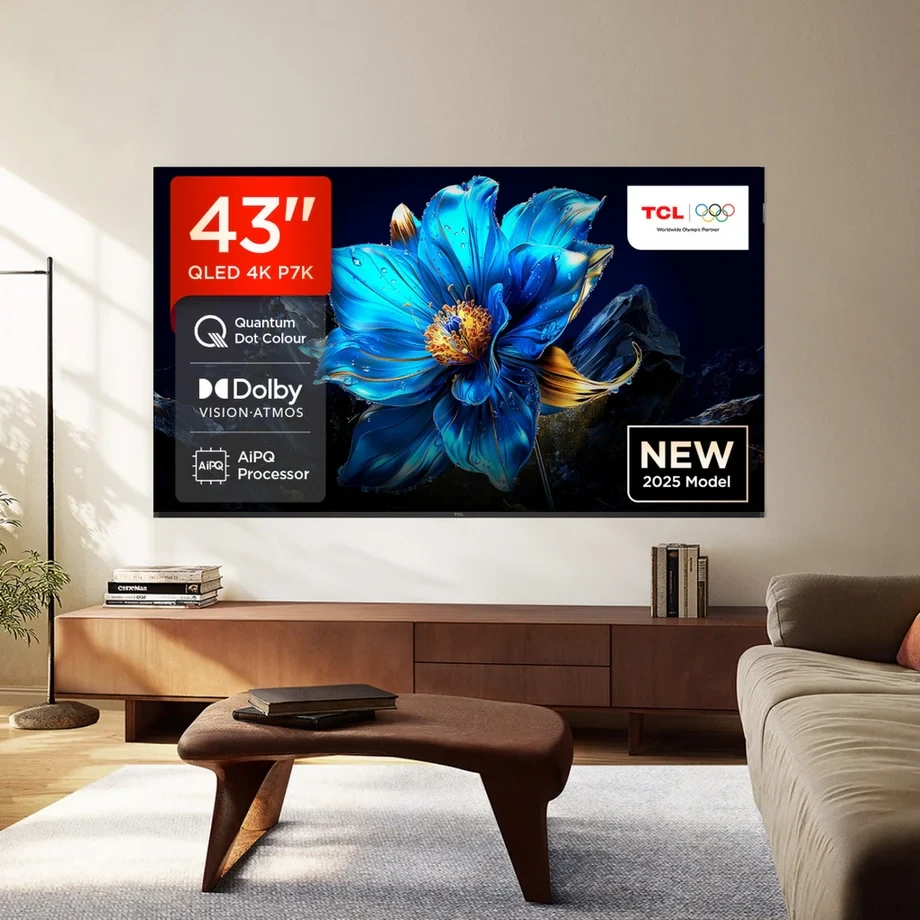 Телевізор TCL QLED 43P7K 4K Google TV Dolby Atmos 60 Гц - Зображення 10