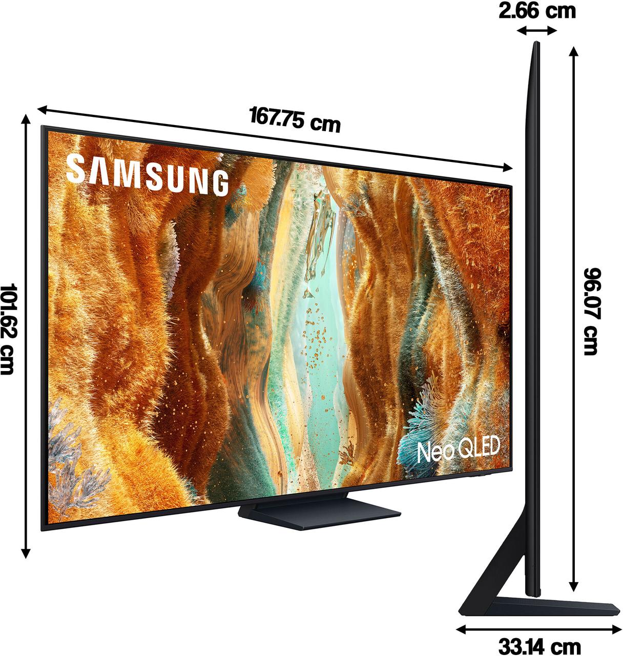 Телевізор Samsung Neo QLED QE75QN70F QD-Mini LED 4K Tizen 144Гц - Зображення 4