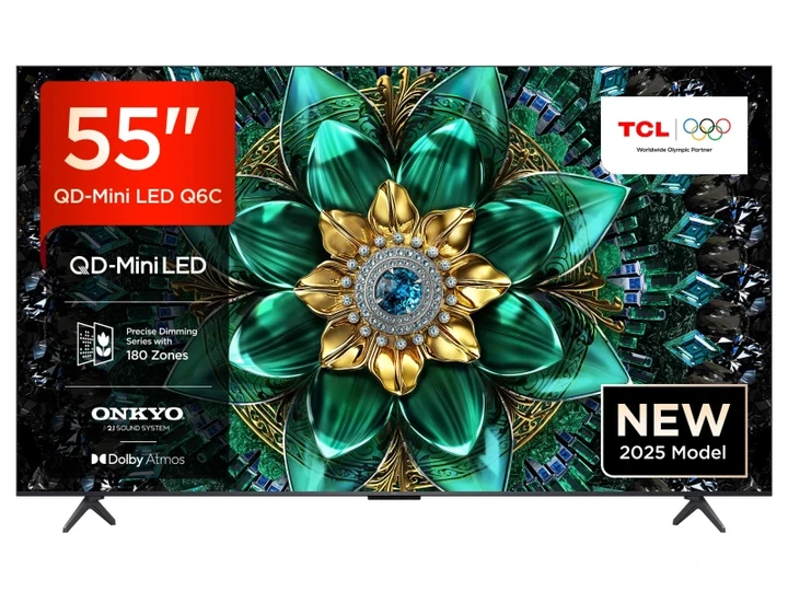 Телевізор TCL QD-Mini LED 55Q6C 144 Гц